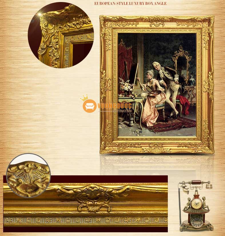 tranh trang trí phong cách cổ điển châu âu HYY125-7